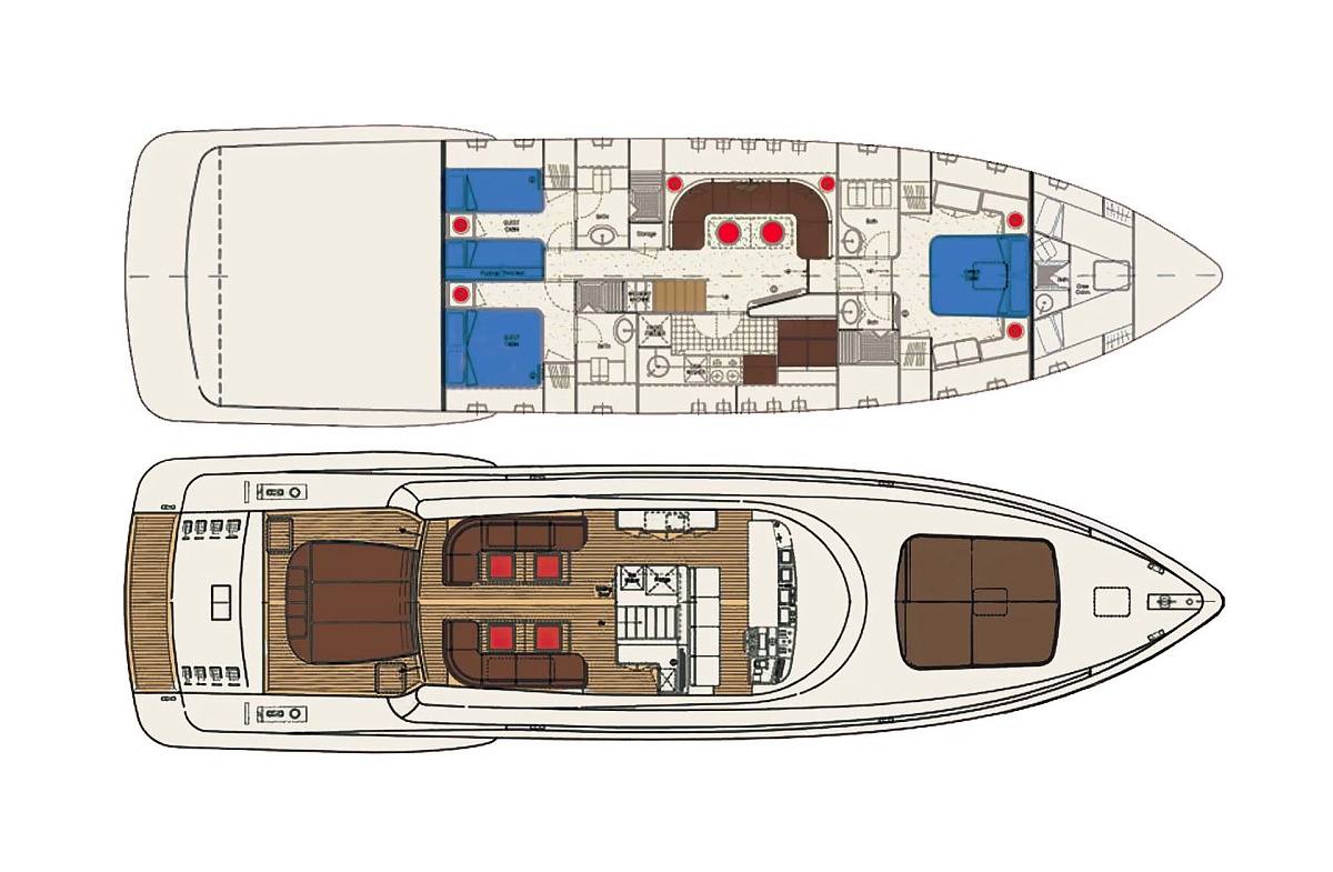 Аренда яхты Mangusta 72 на Миконосе, Греция